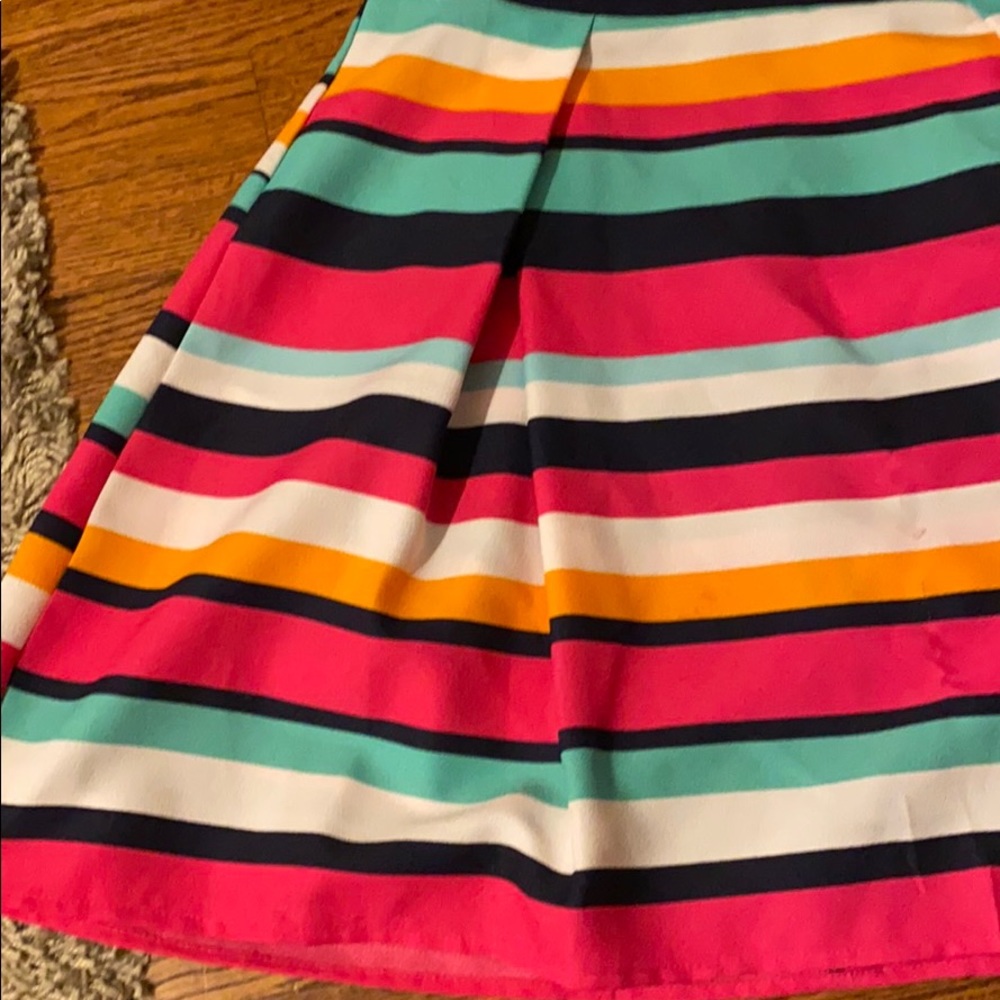 BeBop multicolor color block summer dress. - Picture 2 of 6